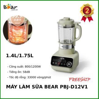 Máy xay nấu làm sữa từ hạt củ quả 1.75L Bear PBJ-D12V1