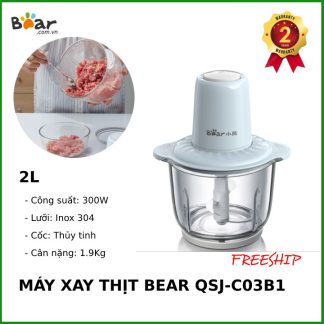 Máy xay thịt, hoa quả Bear 2 lít QSJ-C03B1