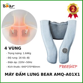 Máy massage cột sống cổ vai gáy lưng eo Bear AMQ-A01X1
