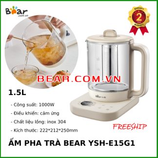 Ấm pha trà, đun thuốc 1.5L Bear YSH-E15G1 / SB-PT15K